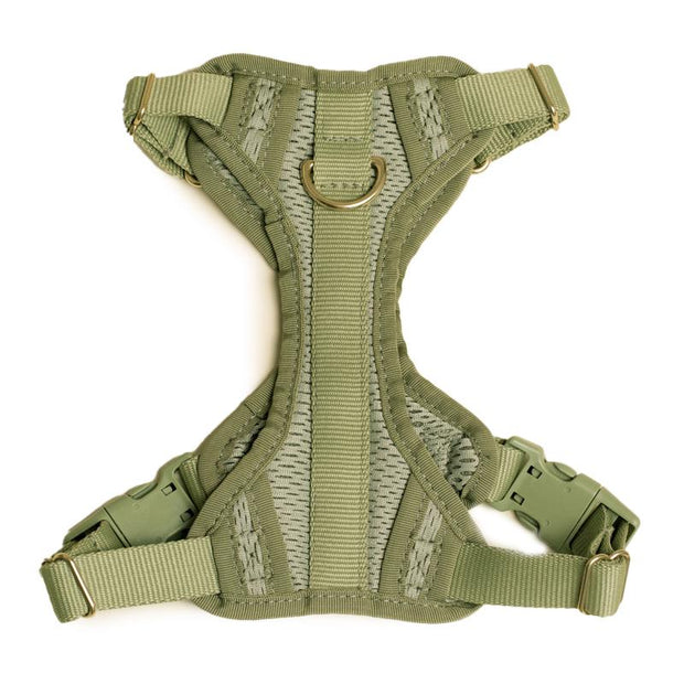 Multi-Clip Eco-Friendly Huggie Harness in Moss Green