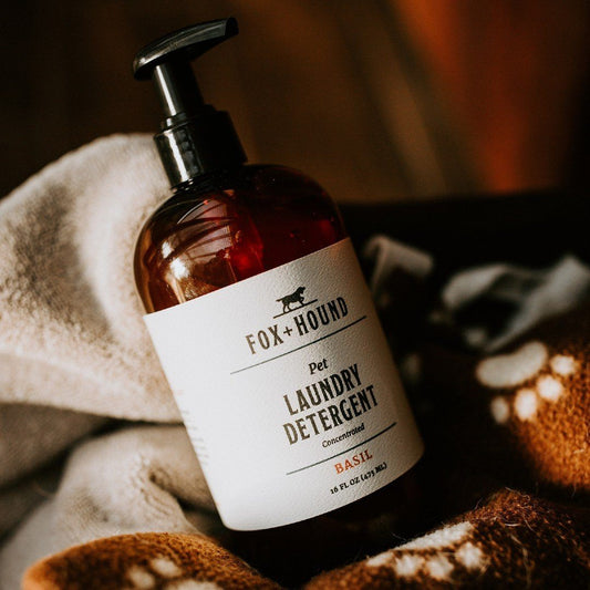 Natural Dog Laundry Detergent in Basil