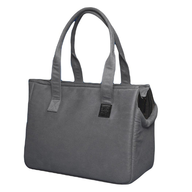 The Everyday Dog Carrier Bag in Warm Gray Canvas