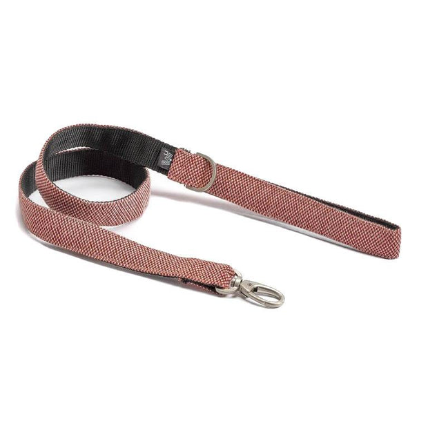 Adjustable Dog Leash in Scarlet Red Weave - This Dog's Life