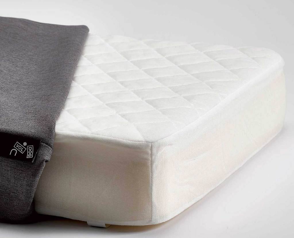 Memory Foam Dog Bed With Pillow in Silver Gray - This Dog's Life