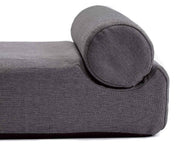 Memory Foam Dog Bed With Pillow in Silver Gray - This Dog's Life