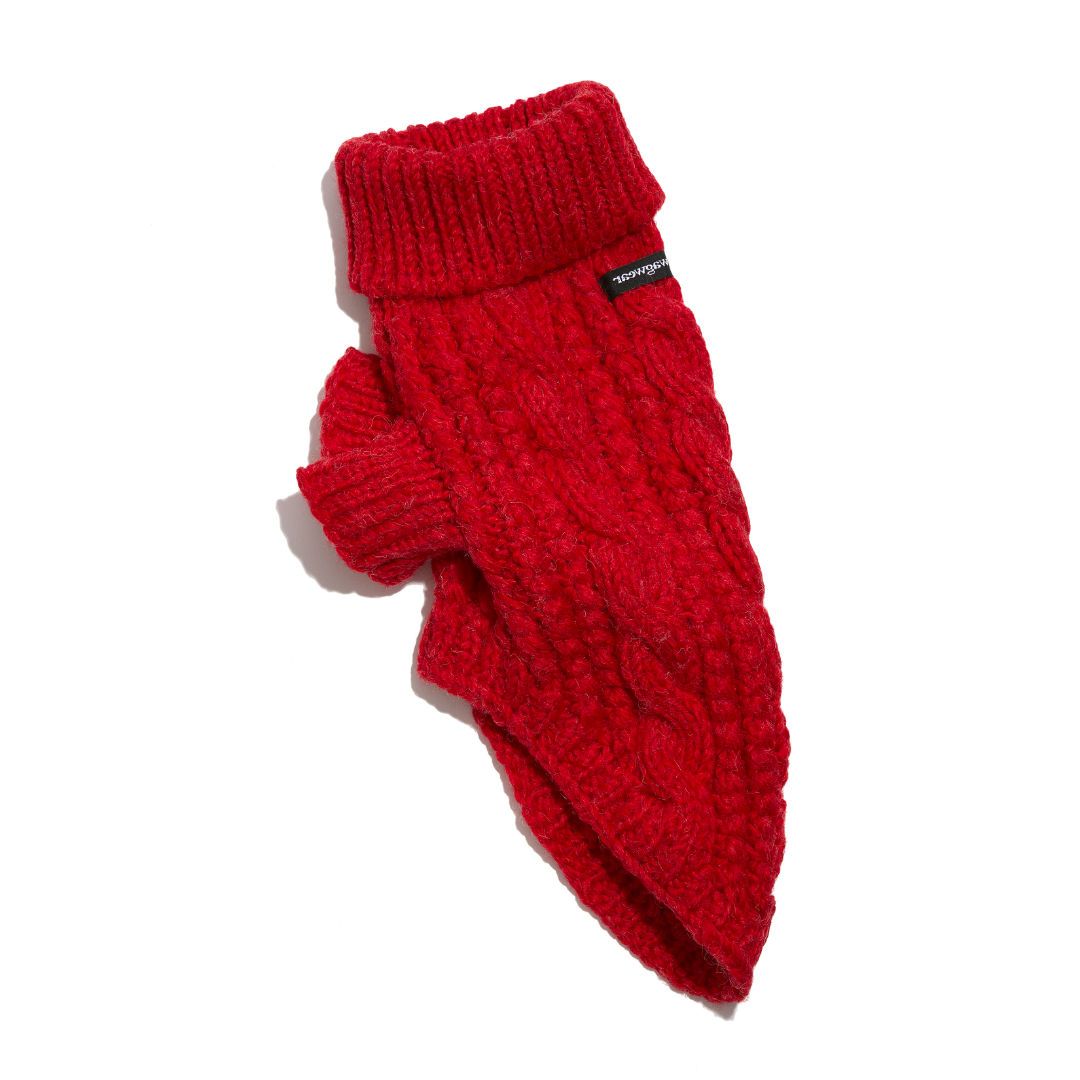 Wool Dog Sweater in Pine Green - This Dog's Life