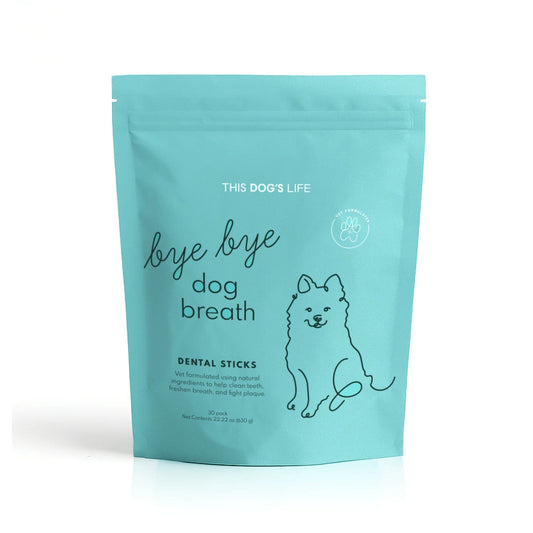 Bye Bye Dog Breath® Dental Sticks for This Dog's Life