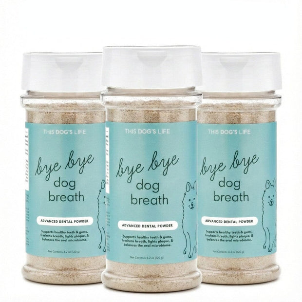 Advanced Bye Bye Dog Breath® Dental Powder Bundle (x3)