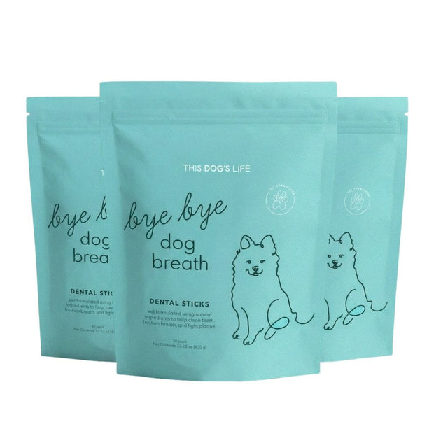 Bye Bye Dog Breath® Dental Sticks Bundle (x3)