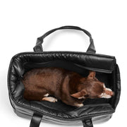 The Everyday Dog Carrier Bag in Jet Black