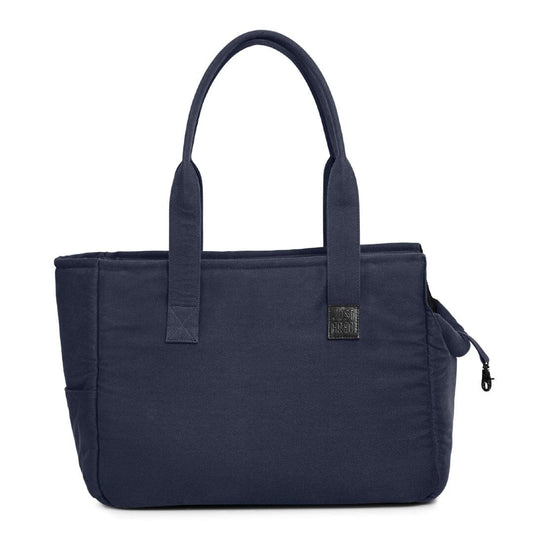 The Weekend Dog Carrier Tote in Navy Blue Canvas