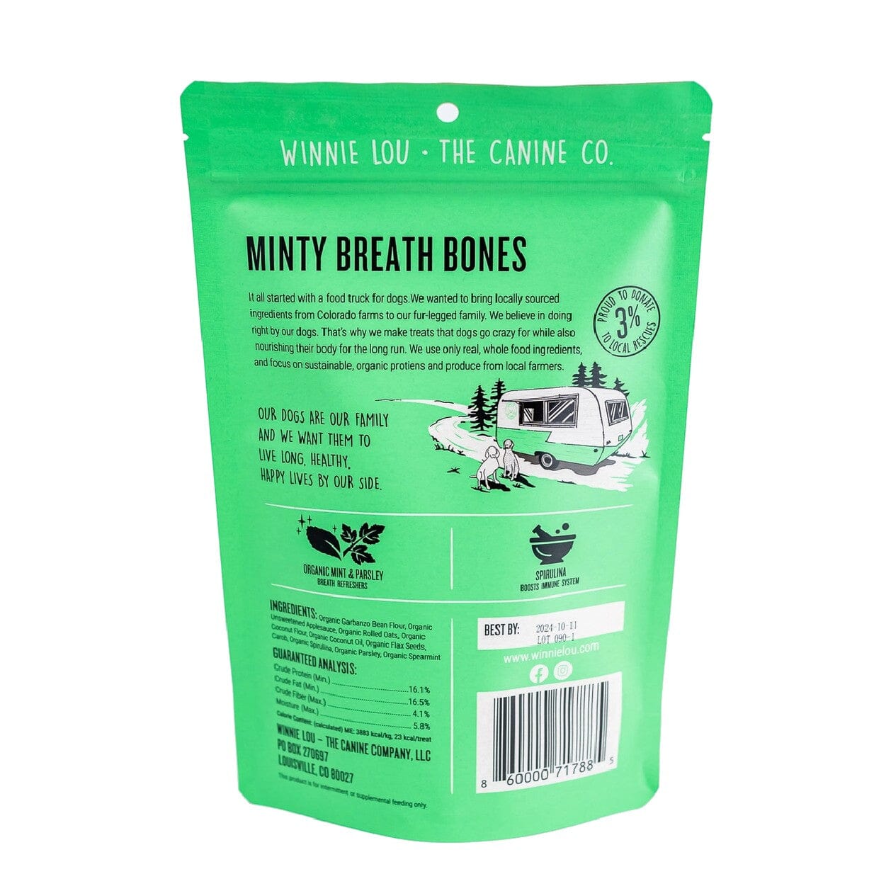 Organic Minty Breath Dog Treats