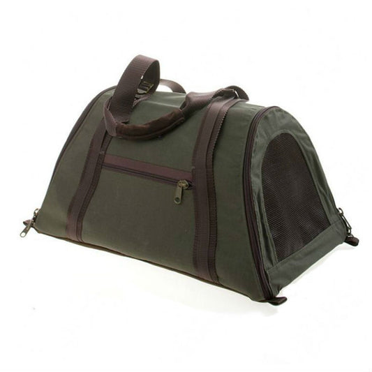Airline-Approved Dome-Shaped Dog Carrier in Olive - This Dog's Life
