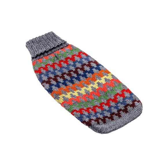 Multicolored Crossroads Alpaca Wool Dog Sweater