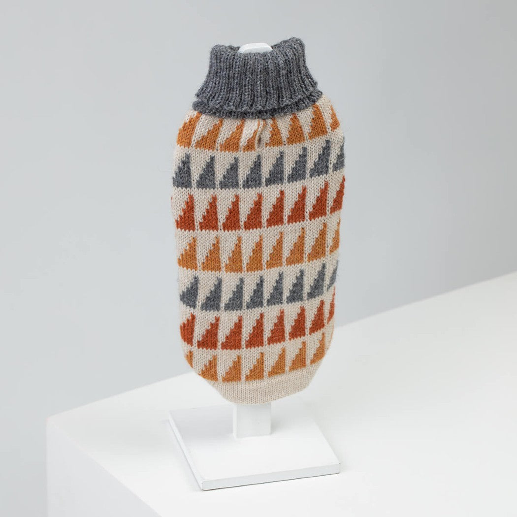 Little Triangle Alpaca Wool Dog Sweater