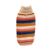 Multicolored Striped Wool Dog Sweater