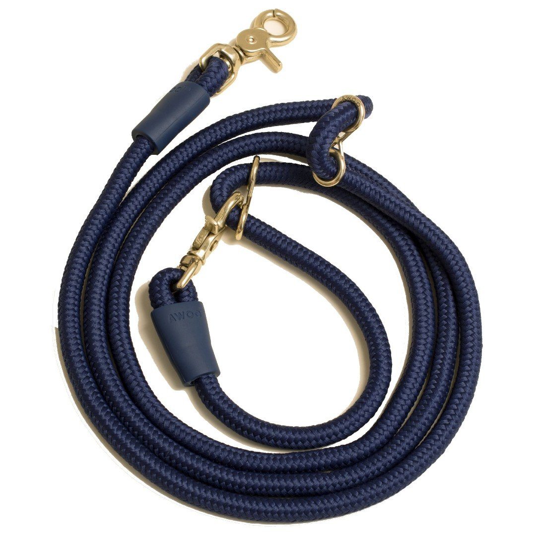 Eco-Friendly Infinity Leash in Navy Blue