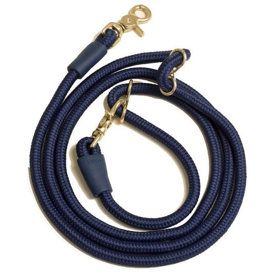 Eco-Friendly Infinity Leash in Navy Blue