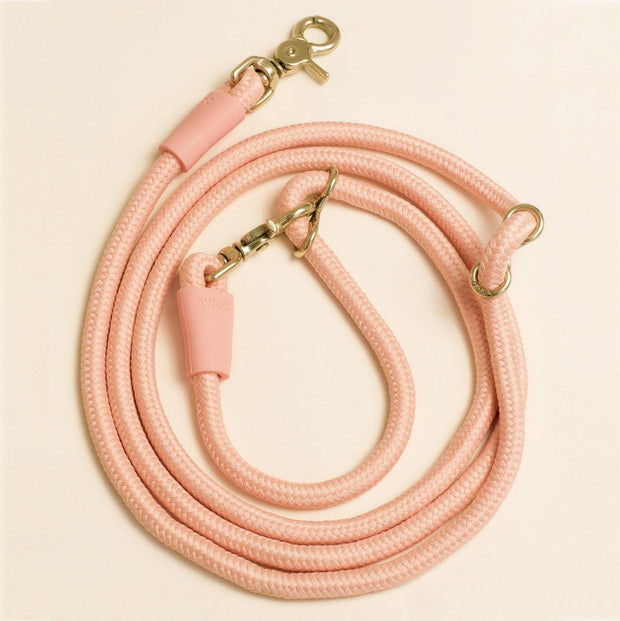 Eco-Friendly Infinity Leash in Peach Pink
