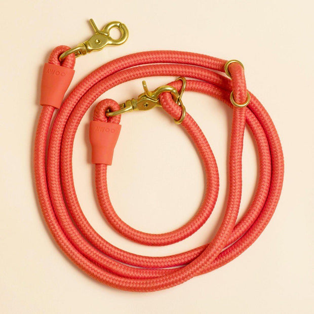Eco-Friendly Infinity Leash in Spicy Red