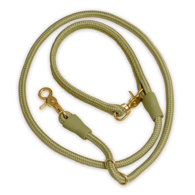 Eco-Friendly Everyday Leash in Moss Green