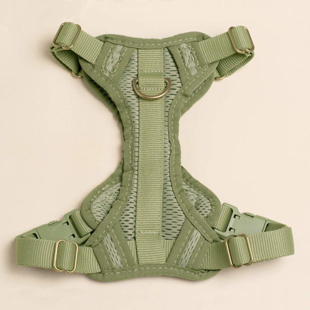 Multi-Clip Eco-Friendly Huggie Harness in Moss Green