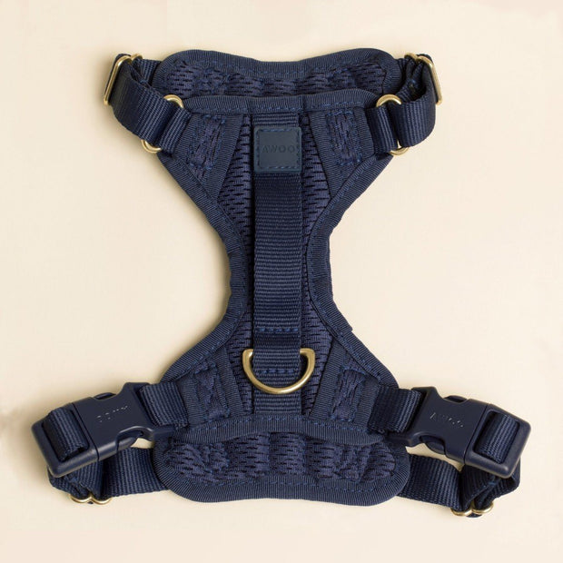 Multi-Clip Eco-Friendly Huggie Harness in Navy Blue