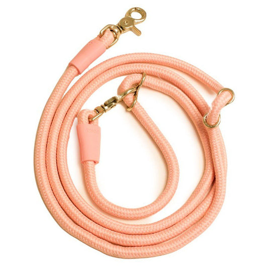 Eco-Friendly Infinity Leash in Peach Pink