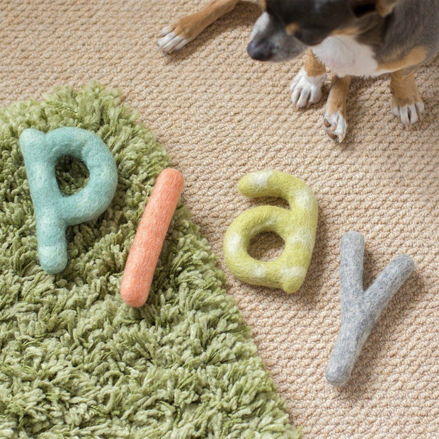 Handcrafted Wool PLAY Dog Toys