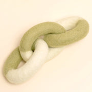 Natural Felt Link Dog Toy in Lilac Purple