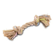 Natural Hemp Rope Double Knot Dog Toy