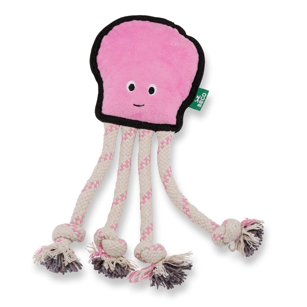 Eco-Friendly Octopus Squeaky Toy – This Dog's Life