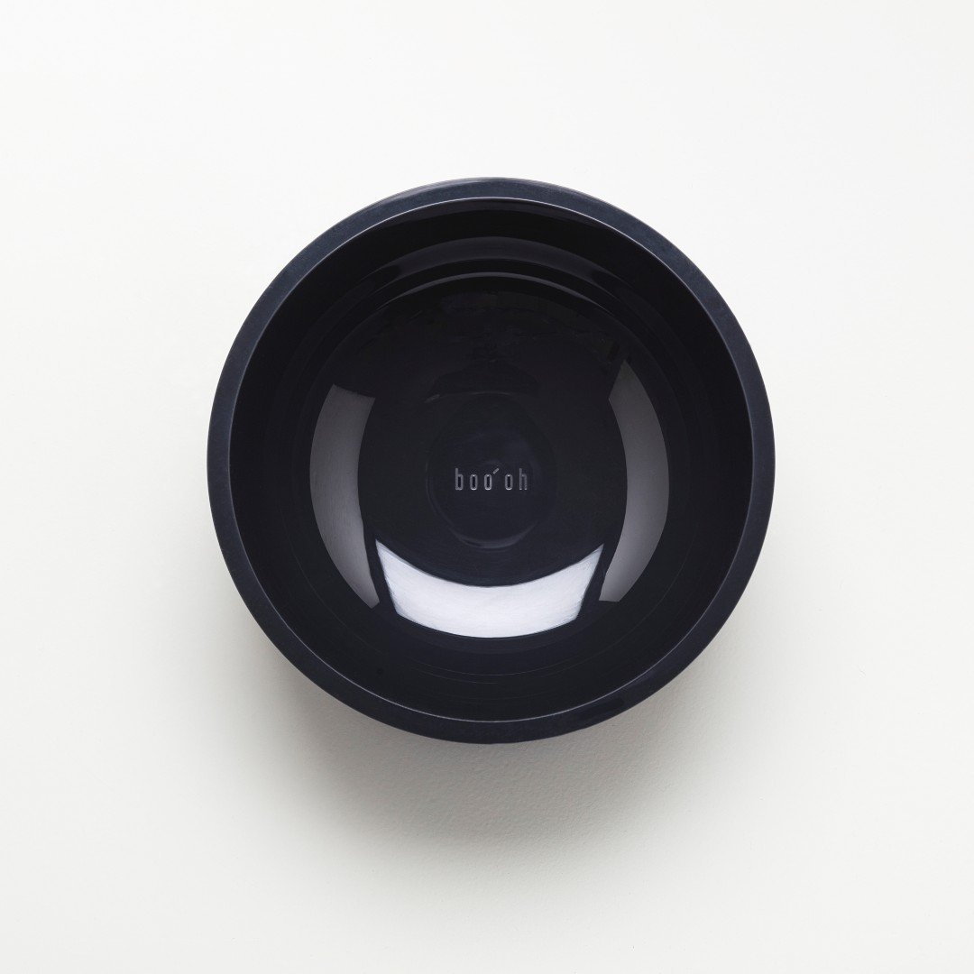 Classic Essential Dog Bowl in Deep Charcoal Gray