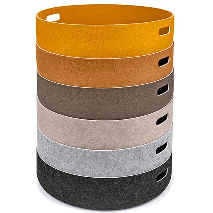 Cesto Dog Toy Basket in Tan Ocher