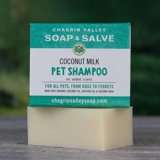 Unscented Creamy Coconut Milk Dog Shampoo Bar