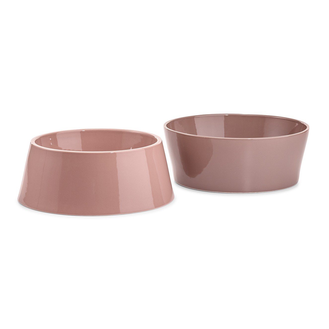 Doppio Dog Bowl Set in Concrete
