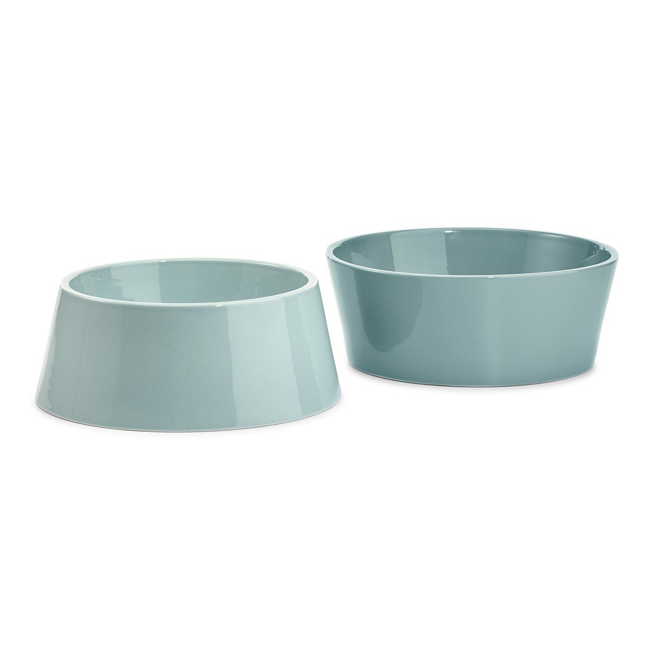 Doppio Dog Bowl Set in Concrete