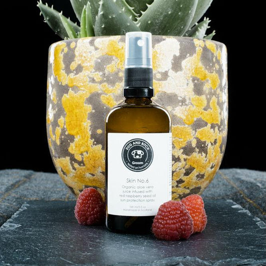 Organic Dog Sun Protectant Spray with Red Raspberry Seed Oil - This Dog's Life
