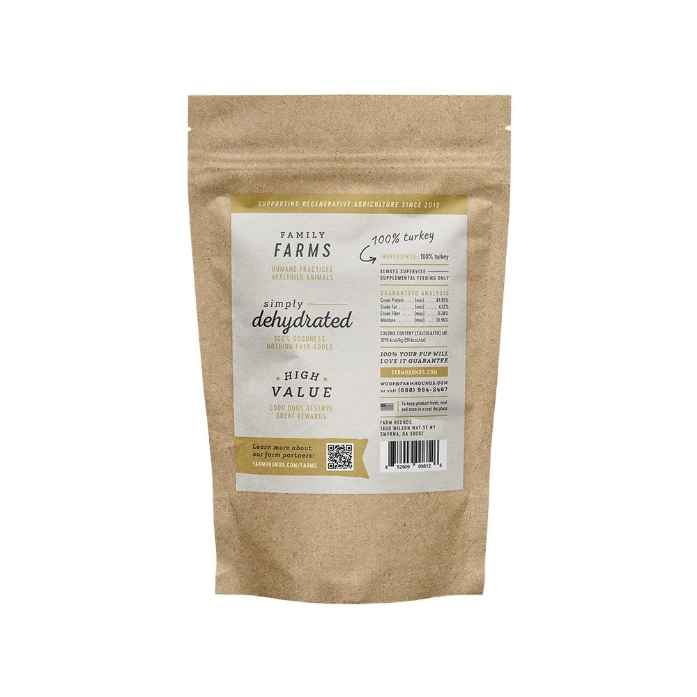 Small Batch Pasture-Raised Turkey Jerky Dog Treats