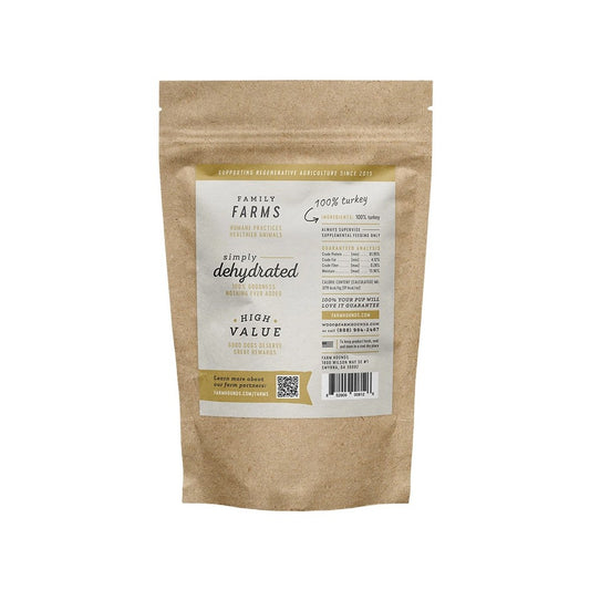 Small Batch Pasture-Raised Turkey Jerky Dog Treats