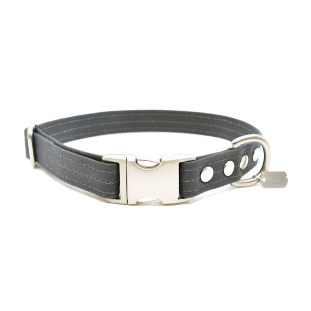 Vegan Eco-Friendly Canvas Collar in Raspberry Red - This Dog's Life