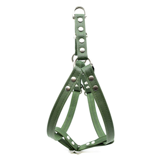 Vegan Eco-Friendly Canvas Harness in Forest Green - This Dog's Life