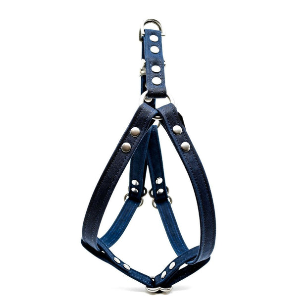 Vegan Eco-Friendly Canvas Harness in Navy Blue - This Dog's Life