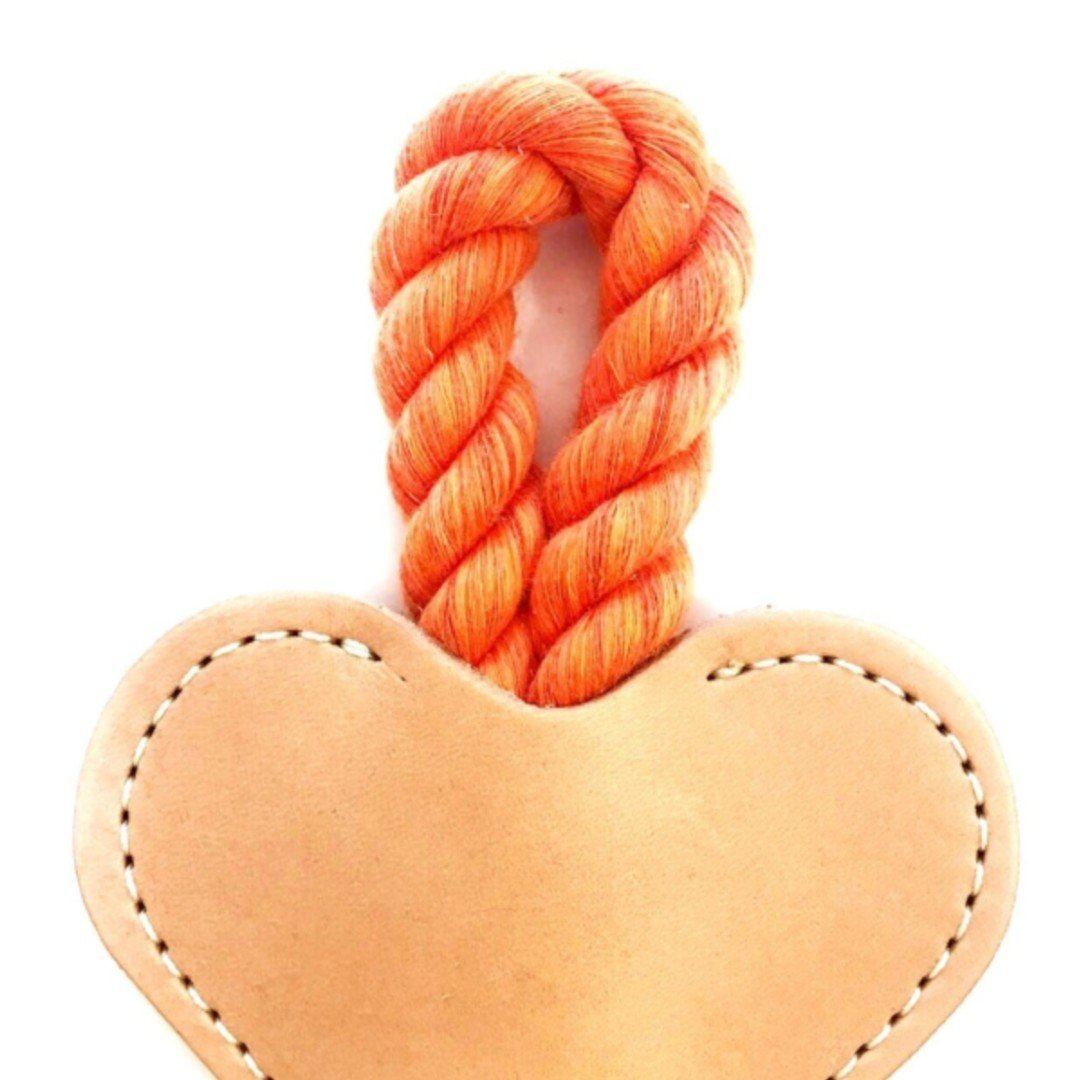 Sustainable Tanned Leather Tug Toy Crush