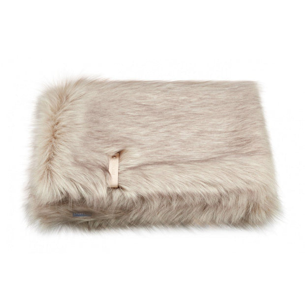 Ultimate Faux Fur Dog Blanket in Fawn Brown