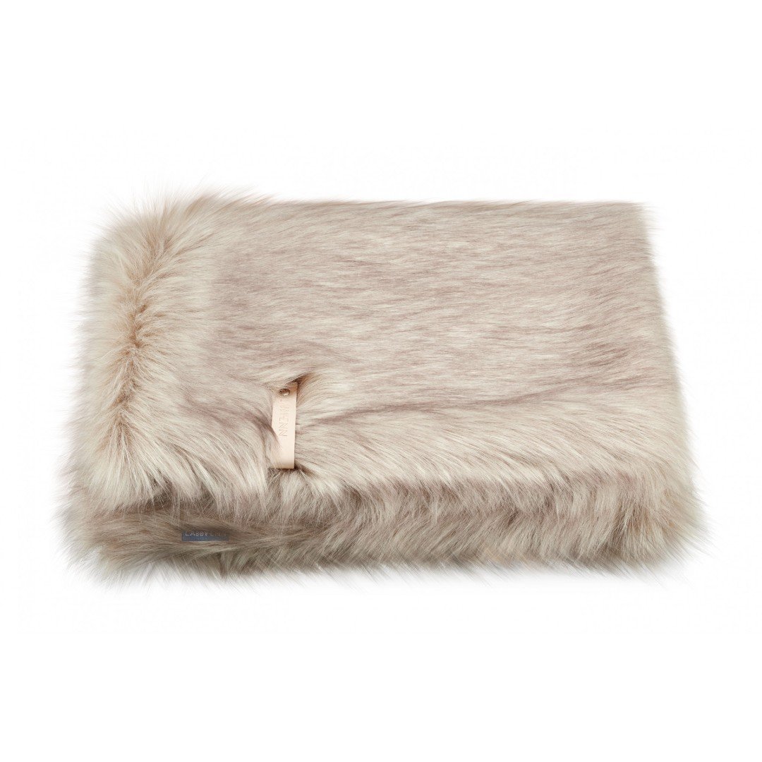 Ultimate Faux Fur Dog Blanket in Snow White