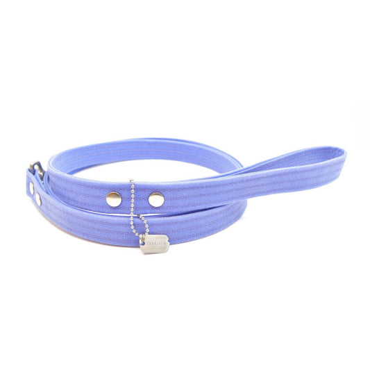 Vegan Eco-Friendly Canvas Leash in Periwinkle Purple - This Dog's Life