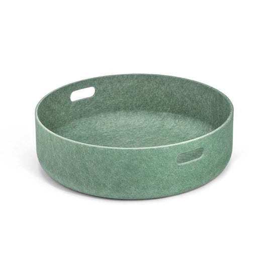 Sustainable Felt Dog Toy Basket in Moss Green - This Dog's Life