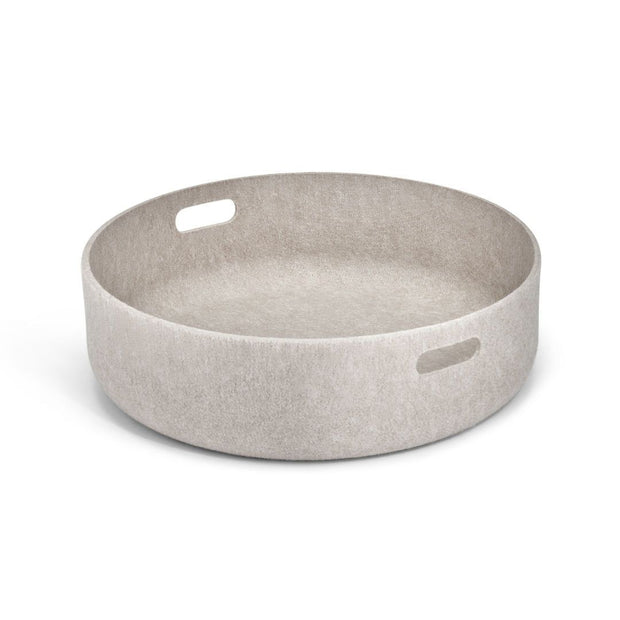 Sustainable Felt Dog Toy Basket in Natural Biscuit - This Dog's Life