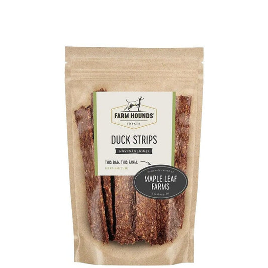 Small Batch Pasture-Raised Duck Strips Dog Treats