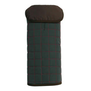 Waterproof Quilted Dog Jacket with Faux Lambswool in Hunter Green