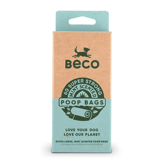 Scented Dog Poop Bags Made of Post-Consumer Recycled Material