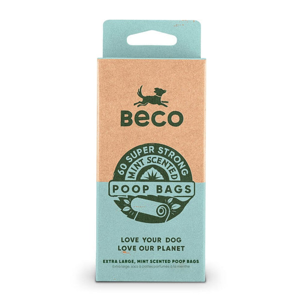 Sturdy Dog Poop Bags Made of Post-Consumer Recycled Material